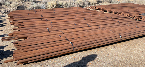 Used 3" W X 20' Long Steel Grinding Rods For 13'6" X 20' (4.1m X 6.1m) Rod Mill)